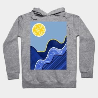 Blue Rolling Hills Hoodie